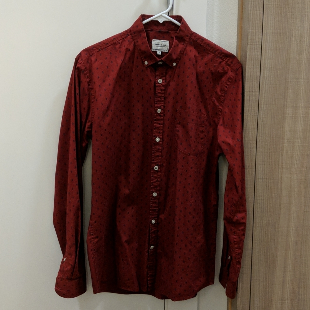 Frank & Oak Patterned Button Down Shirt